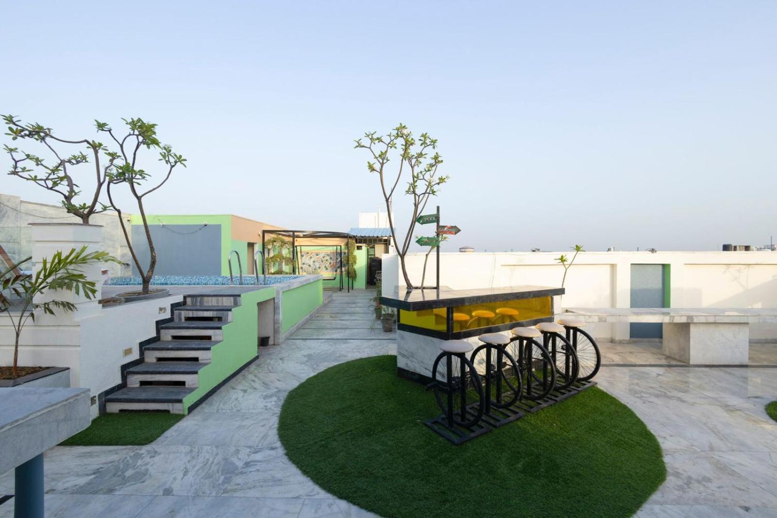 Hotel Sahibs Lighthouse - Swimming Pool Agra  Exterior photo